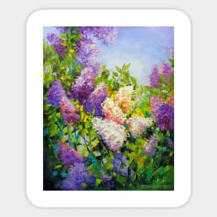 Fragrance of lilac Sticker